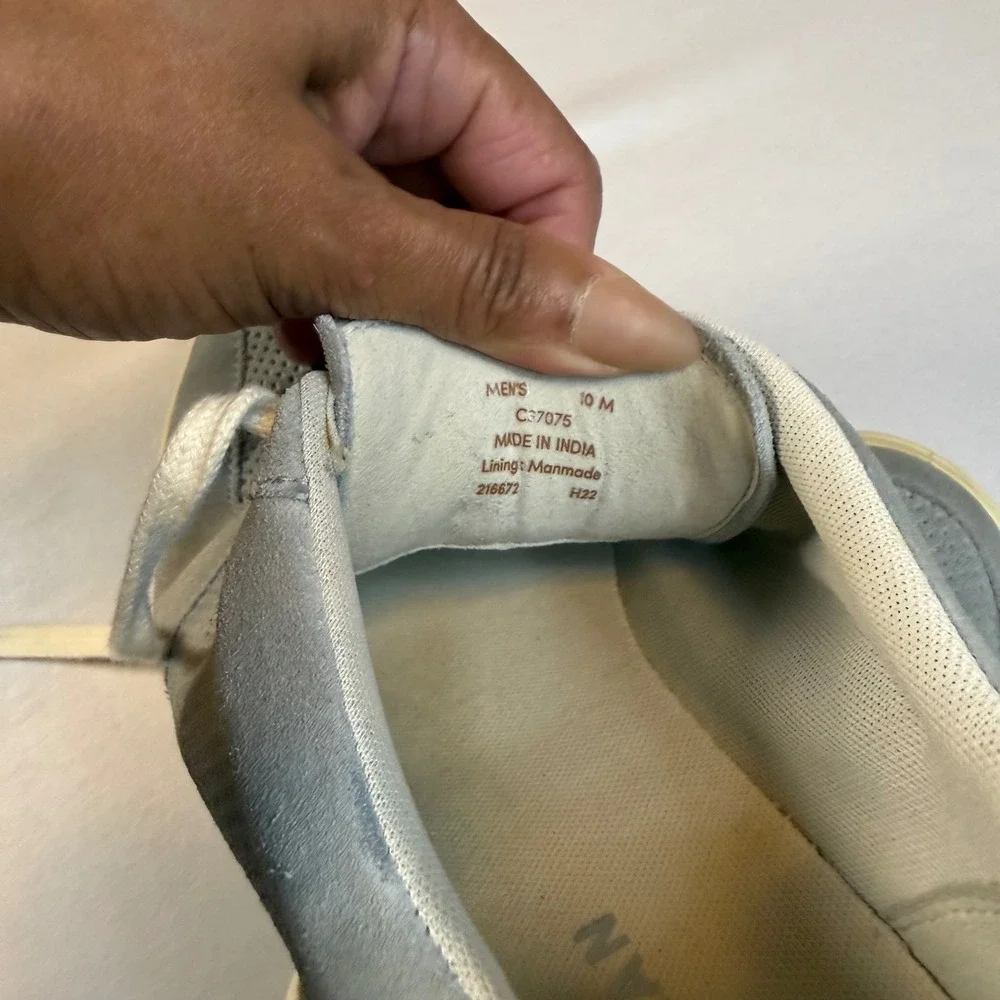 Cole Haan Grand Pro Rally Court Men's 10M Gray Suede Casual Sneakers Shoes EUC